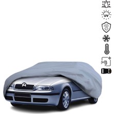 Teksin Skoda Octavia 1 Station Wagon Araba Brandası Su Geçirmez Miflonlu 4 Mevsim Kullanıma Uygun