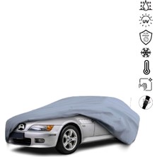 Teksin Bmw Z3 Coupe E36 (1995-2004) Araba Brandası Su Geçirmez Miflonlu 4 Mevsim Kullanıma Uygun