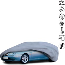 Teksin Alfa Romeo Gtv Coupe Araba Brandası 1995-2004 Araba Brandası Su Geçirmez Miflonlu 4 Mevsim Kullanıma Uygun
