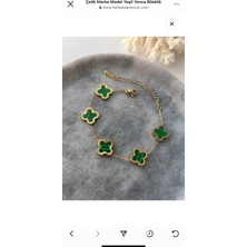 Luna Accessoriess Çelik Yonca Bileklik
