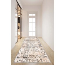 Confidence Home Makinede Yıkanabilir Kaymaz Taban Leke Tutmaz Modernkesme Yolluk Mutfak Yolluk Halı Yolluk