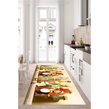 Confidence Home Yıkanabilir Kaymaz Leke Tutmaz Mutfak Halısı Koridor Halısı Yolluk ve Paspas