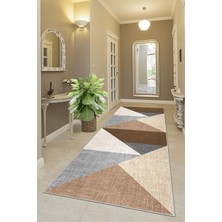Confidence Home Makinede Yıkanabilir Kaymaz Taban Leke Tutmaz Modernkesme Yolluk Mutfak Yolluk Halı Yolluk