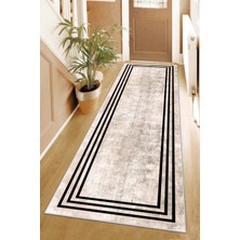 Confidence Home Makinede Yıkanabilir Kaymaz Taban Leke Tutmaz Modernkesme Yolluk Mutfak Yolluk Halı Yolluk