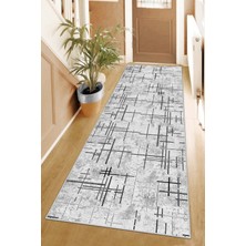 Confidence Home Makinede Yıkanabilir Kaymaz Taban Leke Tutmaz Modernkesme Yolluk Mutfak Yolluk Halı Yolluk