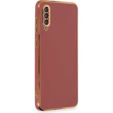 Newface Samsung Galaxy A30S Kılıf Volet Silikon - Kırmızı