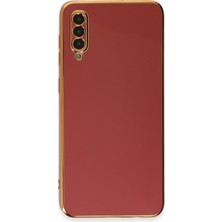 Newface Samsung Galaxy A30S Kılıf Volet Silikon - Kırmızı