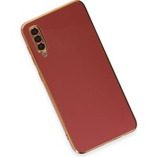 Newface Samsung Galaxy A30S Kılıf Volet Silikon - Kırmızı