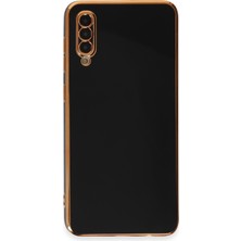 Newface Samsung Galaxy A30S Kılıf Volet Silikon - Siyah