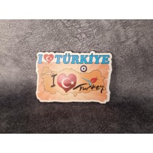 HD Marketim Magnet Harita Nazar Göz Turistik Buzdolabı Süsü Ahşap Magnet Mıknatıslı