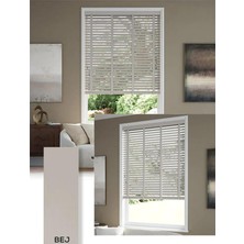 Wooden Blinds %100 Doğal Ahşap Jaluzi Perde 50mm, Alüminyum Kasalı Yüksek Kaliteli - Kurdelalı