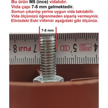 The Zey Gen (Vida Ölçüsüne Dikkat) - 12 cm Armut Plastik Baza Ayağı Koltuk - Kanepe Ayağı Tek Adet Ceviz M8 Vida