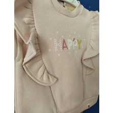 Via Girls Happy Fırfır Kol Detaylı Kız Bebek ve Çocuk Alt Üst Takım