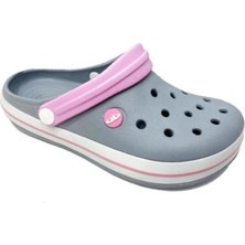 Akınalbella E195.Z.0024 Kadın Gri-Pembe Sandalet