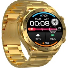 Prepare Watch Ultimate Max 4d Akıllı Saat 49"mm IP67 Full Hd Ekran Sesli Arama Nfc X3 Kordonlu Metal Deri Silikon