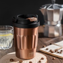 Tyeso Coffe Mug Vakumlu Paslanmaz Çelik Taşıma Kulplu 500ML