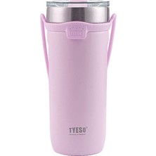 Tyeso Soulmate Tumbler Vakumlu Paslanmaz Çelik Silikon Askı 710ML