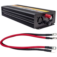 Powermaster PWR1500-12 Tek Dijital Ekran 12 Volt - 1500 Watt Modıfıed Sınus Wave Inverter