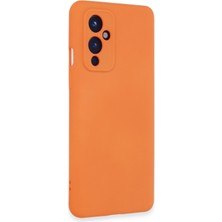 Newface One Plus 9 Kılıf Nano Içi Kadife  Silikon - Turuncu