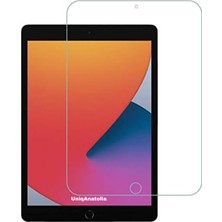 Uniqanatolia Apple iPad 7.nesil 10.2 Inç 2019 Uyumlu Temperli Kırılmaz Ekran Koruyucu