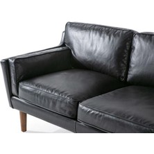 3A Mobilya Hakiki Deri Frances Modern Kanepe