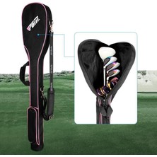 Golf Kulübü Pazar Çantası Naylon 8-9 Kulüpler Toz Geçirmez Kalem Çantası Organizatör Siyah (Yurt Dışından)