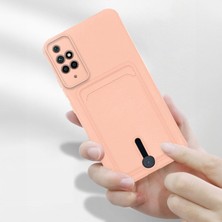 Xiaomi Redmi 10 Uyumlu Kılıf Zebana Kartlıklı Sweet Yumuşak Silikon Kılıf Rose Gold