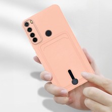 Xiaomi Redmi Note 8 Uyumlu Kılıf Zebana Kartlıklı Sweet Yumuşak Silikon Kılıf Rose Gold