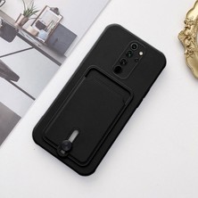 Xiaomi Redmi 9 Uyumlu Kılıf Zebana Kartlıklı Sweet Yumuşak Silikon Kılıf Siyah