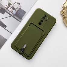 Xiaomi Redmi 9 Uyumlu Kılıf Zebana Kartlıklı Sweet Yumuşak Silikon Kılıf Yeşil