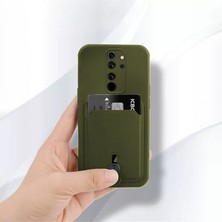 Xiaomi Redmi 9 Uyumlu Kılıf Zebana Kartlıklı Sweet Yumuşak Silikon Kılıf Yeşil