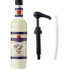 Simonelli Kahve Şurubu Hindistan Cevizi Aromalı 70 cl + Pompa