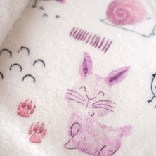 Vevien Home Happy Animals Dijital Baskılı Çocuk Bornozu 11-12 Yaş