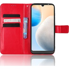 Seniee Tecno Pop 6 Için Deri Cüzdan Telefon Kılıfı (Yurt Dışından)