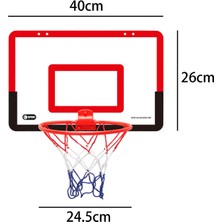 Niazi Çocuklar Çocuklar Şkinler Gençler Için Pompa Oyunu Oyuncak ile I Mini Basketbol I , Kırmızı (Yurt Dışından)