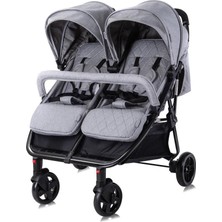 Lorelli Duo İkiz Bebek Arabası – Grey