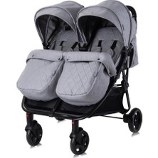 Lorelli Duo İkiz Bebek Arabası – Grey