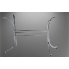 Masa Metal Ayak Model Metal Transmisyon Çelik Nikelaj Japon Masa Ayak El Yapım