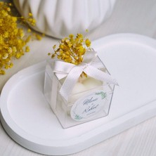 Party Housee Organizasyon Söz Nişan Kına  Nikah Hediyelik  Mika Kutulu Bubble Mum 25 Adet