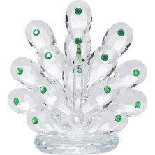 Bawei Ofis Masası Mağazası Için Crystal Peacock Heykel Heykel Heykel Heykel Heykel (Yurt Dışından)