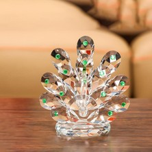Bawei Ofis Masası Mağazası Için Crystal Peacock Heykel Heykel Heykel Heykel Heykel (Yurt Dışından)