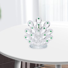 Bawei Ofis Masası Mağazası Için Crystal Peacock Heykel Heykel Heykel Heykel Heykel (Yurt Dışından)