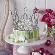 Bawei Tiaras Kronları, Tam Yuvarlak Kristal Gelin Gelin Düğün Taçları ve Tiaras (Yurt Dışından)
