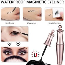 Manyetik Eyeliner ve Kirpik Kiti ile 5 Çift Manyetik Kirpik (Yurt Dışından)