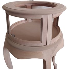 Bengi Ticaret Gümüşlük Yuvarlak Model Leylek Bacak  Ham Kayın Lükens Aslan Ayak Kutu Sevk El Yapım