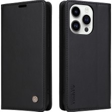 Xstep Case Apple iPhone15 Pro Pu Deri Cüzdan Telefon Kapağı Manyetik Kapanış Çekiş Kılıfı (Yurt Dışından)