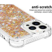 Xstep Case Apple iPhone15 Pro Max Glitter Akan Sıvı Kasa Yumuşak Tpu Şok Geçirmez Telefon Kapağı (Yurt Dışından)