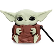 Microsonic Airpods 1. Nesil / 2. Nesil Kılıf Cartoon Figürlü Silikon Crtn-Fgr-Bby-Yda