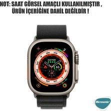 Microsonic Apple Watch Series 9 45MM Kordon Alpine Loop Siyah