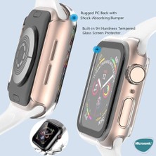 Microsonic Apple Watch Series 9 45MM Kılıf Clear Premium Slim Watchband Şeffaf